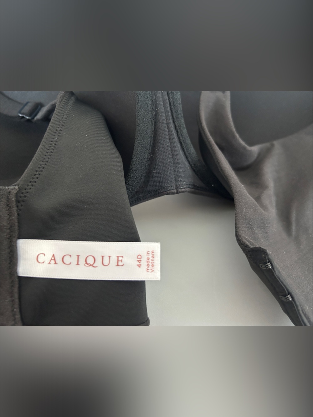 Cacique Black Smooth T-Shirt Bra - Picture 4 of 6